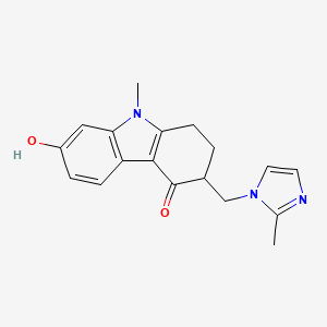 molecular formula C18H19N3O2 B565289 7-Hydroxyondansetron CAS No. 126702-17-8