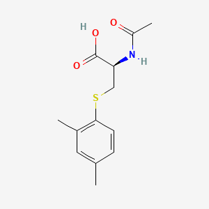 molecular formula C13H17NO3S B565290 N-Acetyl-S-(2,4-dimethylphenyl)-L-cysteine CAS No. 581076-69-9