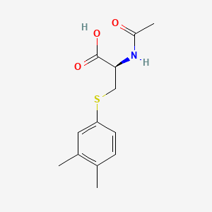 molecular formula C13H17NO3S B565291 N-Acetyl-S-(3,4-dimethylphenyl)-L-cysteine CAS No. 581076-72-4