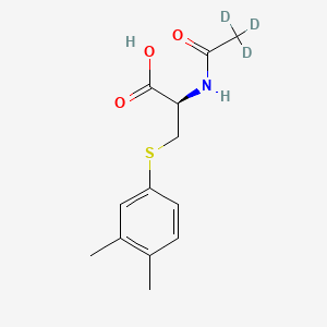 molecular formula C13H17NO3S B565292 N-Acetyl-S-(3,4-dimethylbenzene)-L-cysteine-d3 CAS No. 1331892-61-5