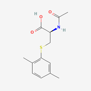 molecular formula C13H17NO3S B565296 N-Acetyl-S-(2,5-dimethylphenyl)-L-cysteine CAS No. 581076-70-2