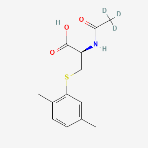 molecular formula C13H17NO3S B565297 N-Acetyl-S-(2,5-dimethylbenzene)-L-cysteine-d3 CAS No. 1331909-07-9