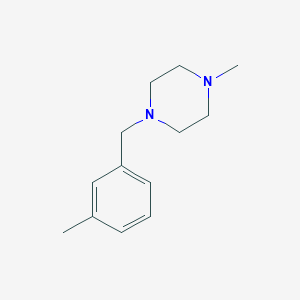 molecular formula C13H20N2 B5652974 1-methyl-4-(3-methylbenzyl)piperazine 