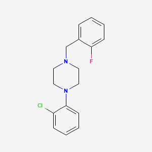 1-(2-chlorophenyl)-4-(2-fluorobenzyl)piperazine