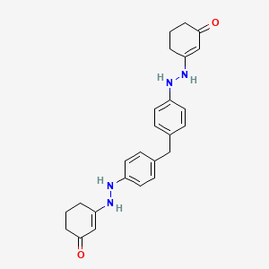 molecular formula C25H28N4O2 B565308 1,1'-(Methylenedi-4,1-phenylene)bis-(3-cyclohexenone)hydrazine CAS No. 1216547-21-5