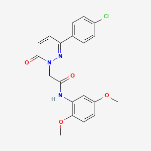 2-[3-(4-chlorophenyl)-6-oxo-1(6H)-pyridazinyl]-N-(2,5-dimethoxyphenyl)acetamide