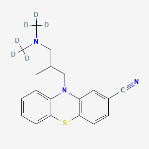 molecular formula C19H21N3S B565313 Cyamemazine-d6 CAS No. 1216608-24-0