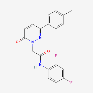 N-(2,4-difluorophenyl)-2-[3-(4-methylphenyl)-6-oxopyridazin-1(6H)-yl]acetamide