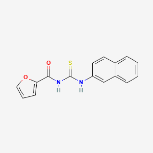 molecular formula C16H12N2O2S B5653172 N-[(2-naphthylamino)carbonothioyl]-2-furamide 