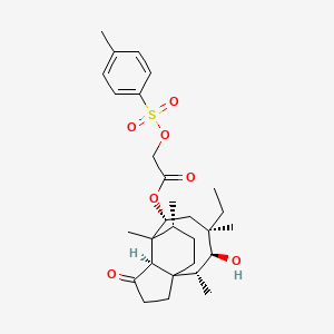 molecular formula C29H42O7S B565321 2'-Tosyloxy-dihydropleuromutilin CAS No. 933762-22-2