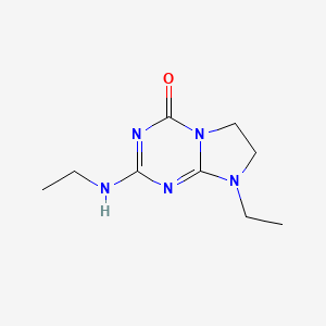 8-ethyl-2-(ethylamino)-7,8-dihydroimidazo[1,2-a][1,3,5]triazin-4(6H)-one