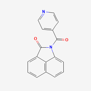 molecular formula C17H10N2O2 B5653250 1-isonicotinoylbenzo[cd]indol-2(1H)-one 