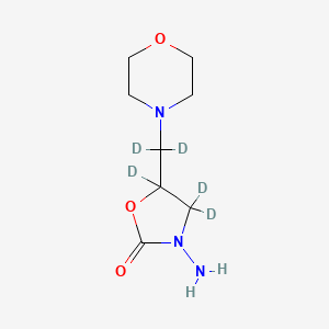molecular formula C8H15N3O3 B565326 AMOZ-d5 CAS No. 1017793-94-0