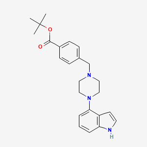 tert-butyl 4-[[4-(1H-indol-4-yl)piperazin-1-yl]methyl]benzoate