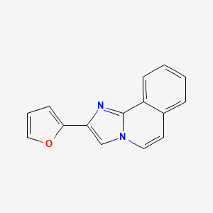molecular formula C15H10N2O B5653403 2-(2-furyl)imidazo[2,1-a]isoquinoline 