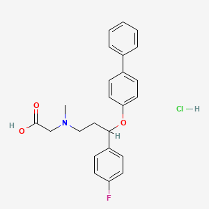 molecular formula C24H25ClFNO3 B565342 NFPS Hydrochloride CAS No. 200005-59-0