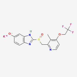 molecular formula C16H13F3KN3O3S B565349 5-羟基兰索拉唑钾盐 CAS No. 1329613-29-7