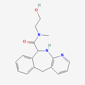 molecular formula C17H19N3O2 B565356 10,11-Dihydro-N-(2-hydroxyethyl)-N-methyl-5H-pyrido[2,3-c][2]benzazepine-10-carboxamide CAS No. 1071504-81-8