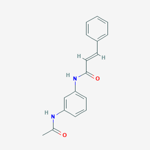 molecular formula C17H16N2O2 B5653584 N-[3-(acetylamino)phenyl]-3-phenylacrylamide 