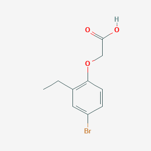 molecular formula C10H11BrO3 B5653588 (4-bromo-2-ethylphenoxy)acetic acid 