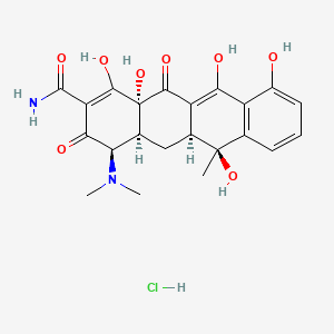 molecular formula C22H25ClN2O8 B565364 4-Epitetracycline hydrochloride CAS No. 23313-80-6