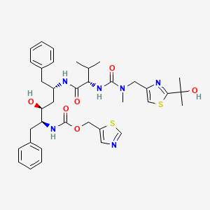 molecular formula C37H48N6O6S2 B565369 Hydroxyritonavir CAS No. 176655-56-4