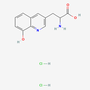 molecular formula C12H14Cl2N2O3 B565371 rac (8-Hydroxyquinolin-3-yl)alanine Dihydrochloride CAS No. 1123191-88-7