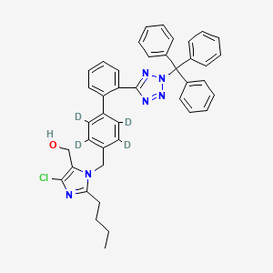 molecular formula C41H37ClN6O B565379 N-Trityl Losartan-d4 CAS No. 1309283-24-6