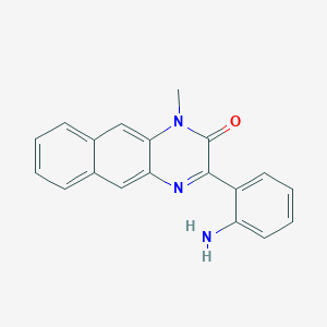 molecular formula C19H15N3O B5653791 3-(2-aminophenyl)-1-methylbenzo[g]quinoxalin-2(1H)-one 