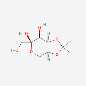 molecular formula C9H16O6 B565381 4,5-O-(1-Methylethylidene)-beta-D-fructopyranose CAS No. 912456-61-2