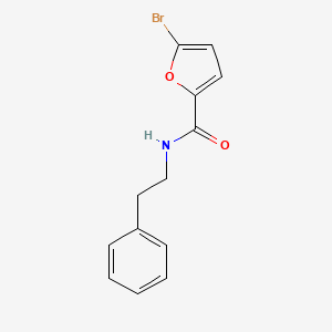 molecular formula C13H12BrNO2 B5653816 5-bromo-N-(2-phenylethyl)-2-furamide 