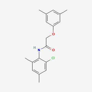 molecular formula C18H20ClNO2 B5653834 N-(2-chloro-4,6-dimethylphenyl)-2-(3,5-dimethylphenoxy)acetamide 