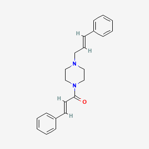 1-cinnamoyl-4-(3-phenyl-2-propen-1-yl)piperazine