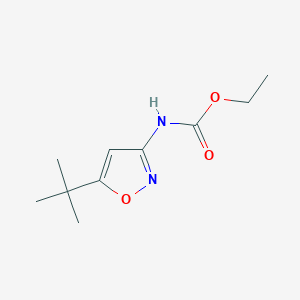 molecular formula C10H16N2O3 B5653935 ethyl (5-tert-butyl-3-isoxazolyl)carbamate CAS No. 55808-21-4