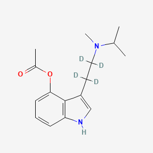 molecular formula C16H22N2O2 B565402 4-Acetoxy-N-isopropyl-N-methyltryptamine-d4 CAS No. 1215365-11-9