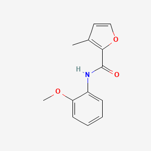 molecular formula C13H13NO3 B5654038 N-(2-methoxyphenyl)-3-methyl-2-furamide 