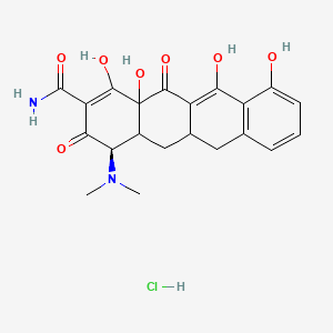 molecular formula C21H23ClN2O7 B565406 epi-Sancycline CAS No. 906364-48-5