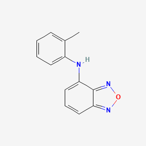 molecular formula C13H11N3O B5654085 N-(2-methylphenyl)-2,1,3-benzoxadiazol-4-amine 