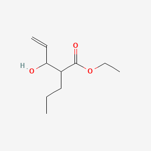molecular formula C10H18O3 B565412 Ethyl 3-hydroxy-2-propylpent-4-enoate CAS No. 96107-27-6