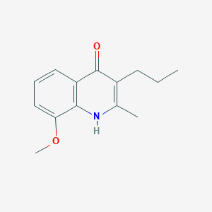 8-methoxy-2-methyl-3-propyl-4-quinolinol