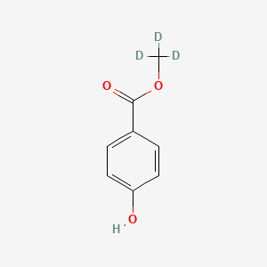 molecular formula C8H8O3 B565424 Methyl-d3 Paraben CAS No. 1216543-26-8