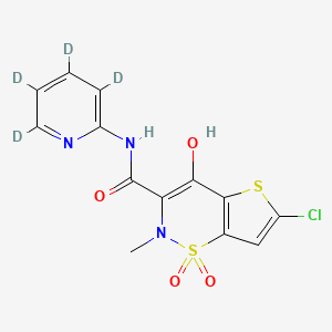 molecular formula C13H10ClN3O4S2 B565427 Lornoxicam-d4 CAS No. 1216527-48-8