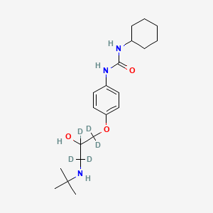 molecular formula C20H33N3O3 B565432 rac Talinolol-d5 CAS No. 1215343-94-4