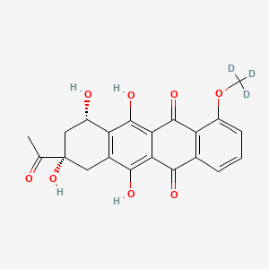 molecular formula C21H18O8 B565437 Daunomycinone-d3 CAS No. 1217860-39-3