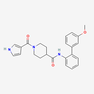 N-(3'-methoxybiphenyl-2-yl)-1-(1H-pyrrol-3-ylcarbonyl)piperidine-4-carboxamide