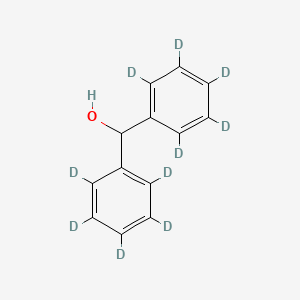 molecular formula C13H12O B565448 Bis(2,3,4,5,6-pentadeuteriophenyl)methanol CAS No. 74563-01-2