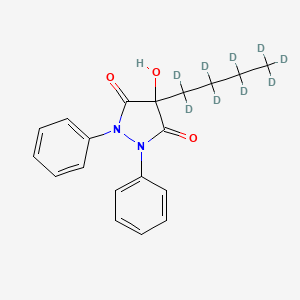 molecular formula C19H20N2O3 B565454 4-Hydroxy Phenylbutazone-d9 CAS No. 1246819-23-7