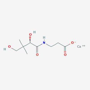 calcium;3-[[(2S)-2,4-dihydroxy-3,3-dimethylbutanoyl]amino]propanoate