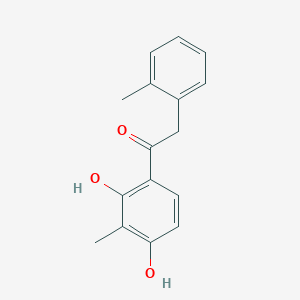 1-(2,4-dihydroxy-3-methylphenyl)-2-(2-methylphenyl)ethanone