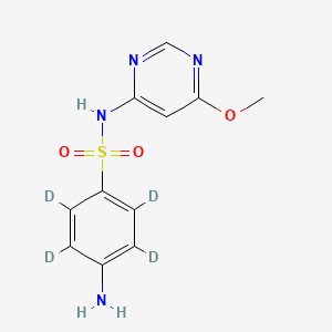 molecular formula C11H12N4O3S B565457 Sulfamonomethoxine-d4 CAS No. 1286538-12-2